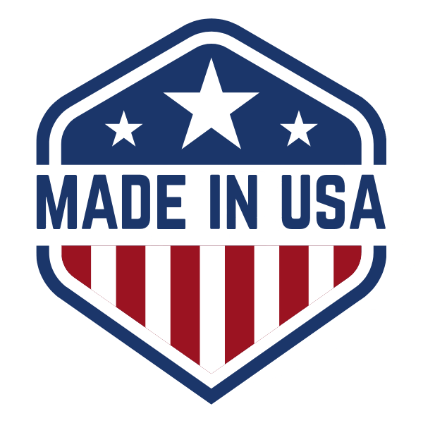 Proudly made in the USA logo